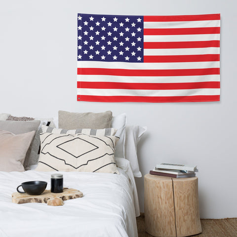 65 MCMLXV American USA Flag 34.5 x 56 - 65mcmlxv