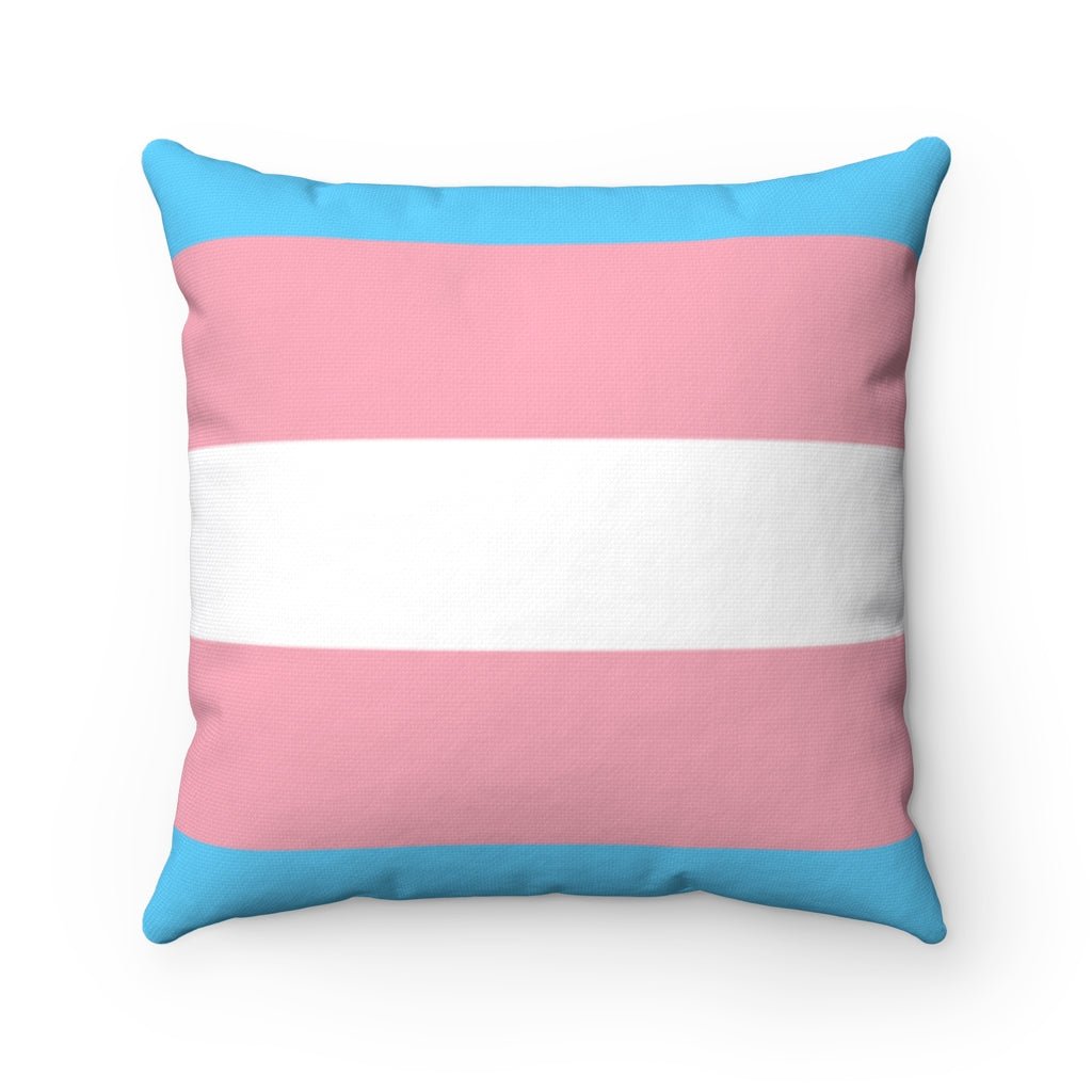 65 MCMLXV LGBT Transgender Pride Flag Print Square Pillow Case Cushion Cover - 65mcmlxv