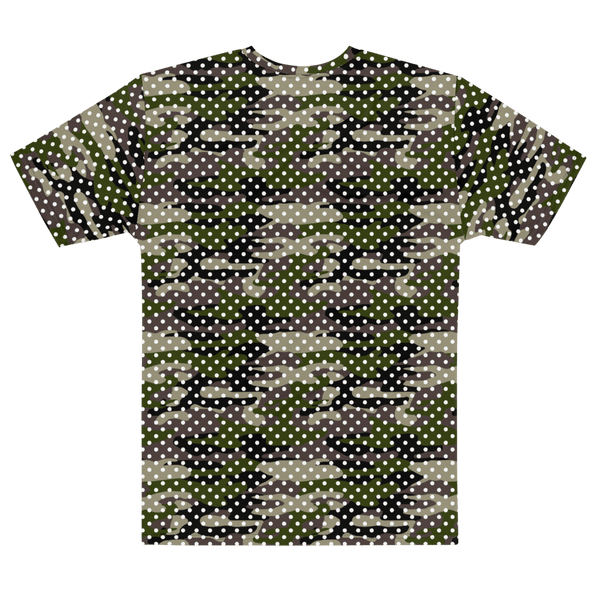 65 MCMLXV Men's Camouflage Polka Dot Print T-Shirt - 65mcmlxv