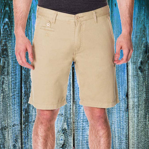 65 MCMLXV Men's Khaki Chino Short - 65mcmlxv
