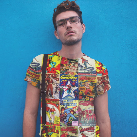 65 MCMLXV Unisex Cosplay Vintage Superheroes Comics T-Shirt - 65mcmlxv