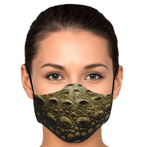 65 MCMLXV Unisex Crocodile Print Face Mask - 65mcmlxv