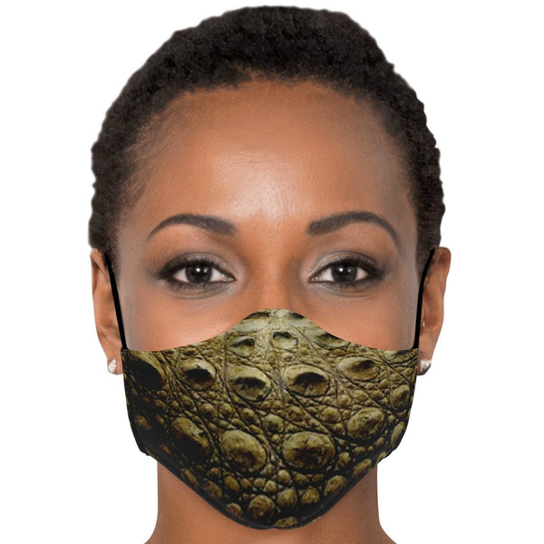65 MCMLXV Unisex Crocodile Print Face Mask - 65mcmlxv