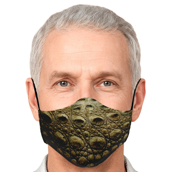 65 MCMLXV Unisex Crocodile Print Face Mask - 65mcmlxv
