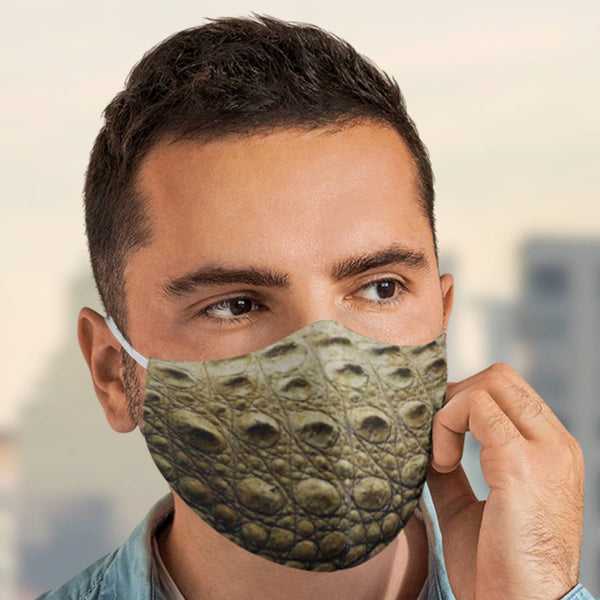65 MCMLXV Unisex Crocodile Print Face Mask - 65mcmlxv