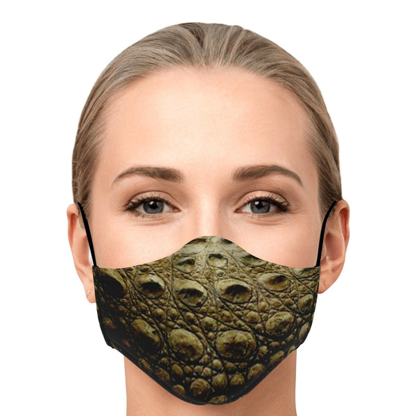 65 MCMLXV Unisex Crocodile Print Face Mask - 65mcmlxv