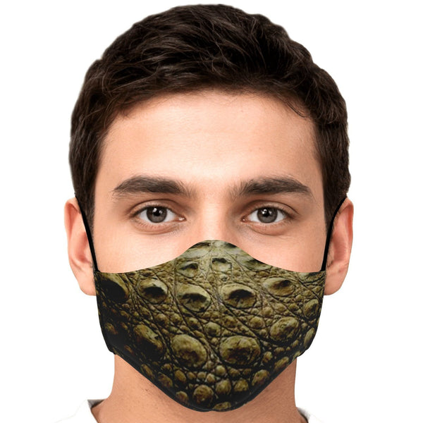 65 MCMLXV Unisex Crocodile Print Face Mask - 65mcmlxv