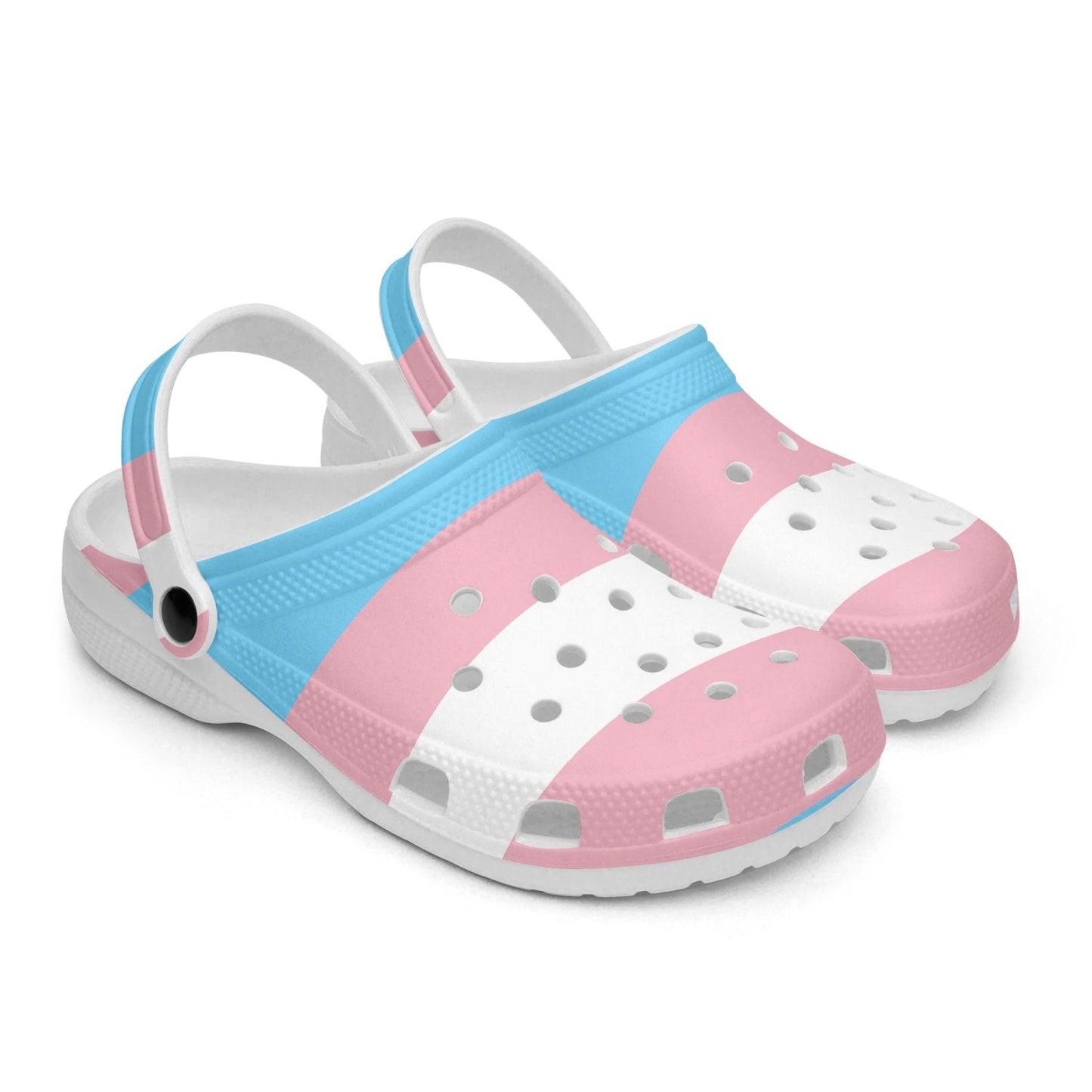65 MCMLXV Unisex LGBT Transgender Pride Flag Printed Clogs - 65mcmlxv