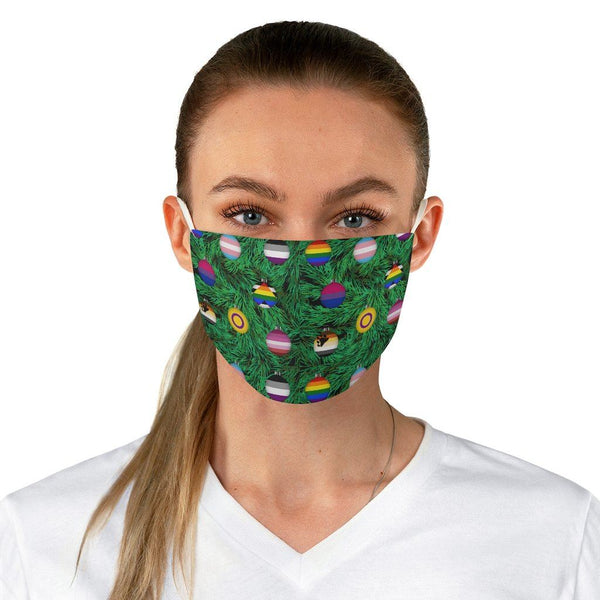 65 MCMLXV Unisex LGBTQI Christmas Ornaments Print Face Mask - 65mcmlxv