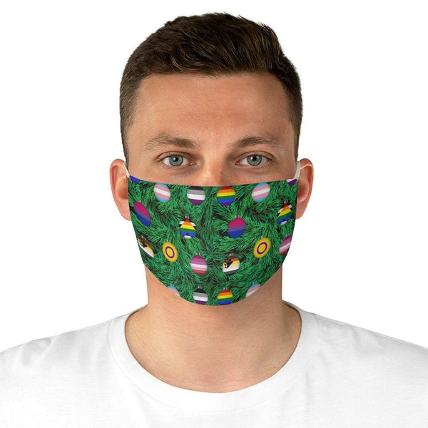 65 MCMLXV Unisex LGBTQI Christmas Ornaments Print Face Mask - 65mcmlxv