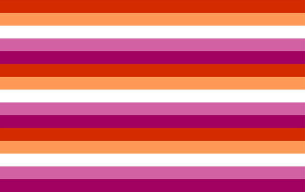 65 MCMLXV LGBT Lesbian Pride Sunset Flag