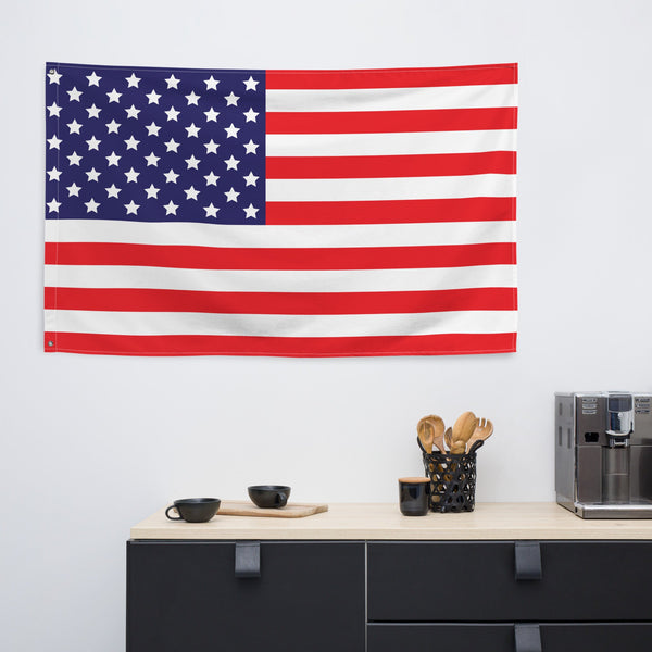 65 MCMLXV American USA Flag 34.5 x 56 - 65mcmlxv