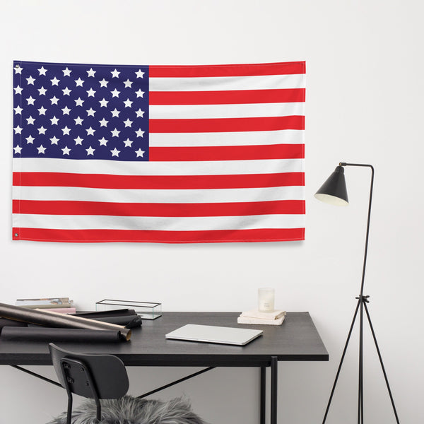 65 MCMLXV American USA Flag 34.5 x 56 - 65mcmlxv