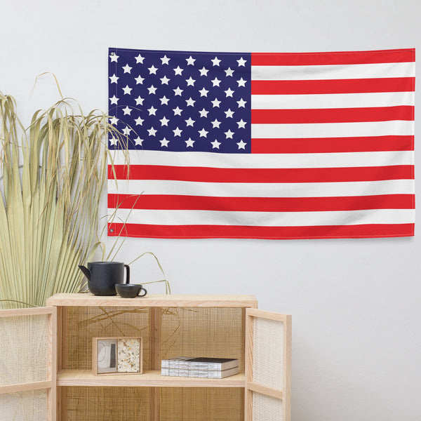 65 MCMLXV American USA Flag 34.5 x 56 - 65mcmlxv