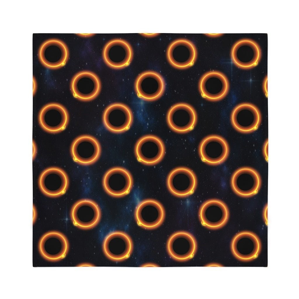 65 MCMLXV Black Solar Eclipse Polka Dot Pattern Bandana - 65mcmlxv