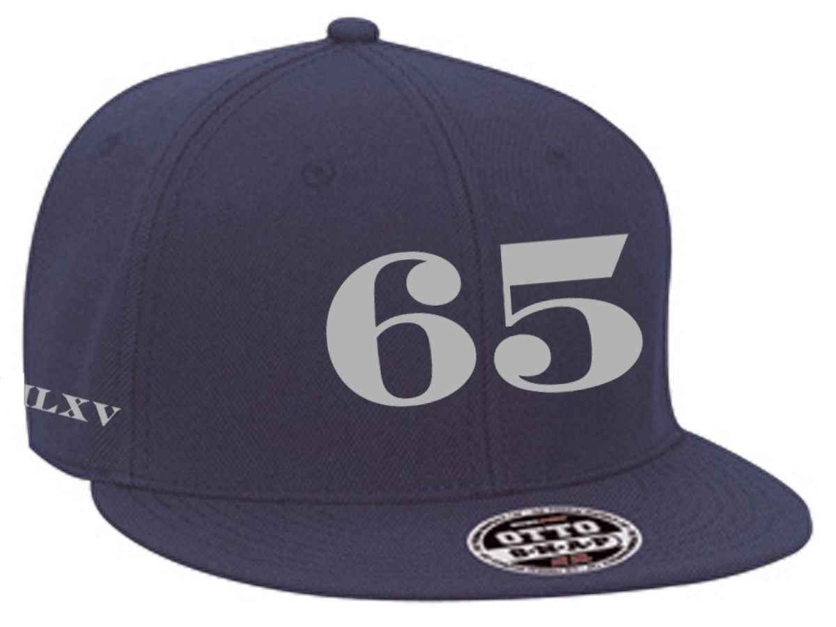 65 MCMLXV Classic 65 Logo 6 Panel 3-D Puff Embroidered Cap