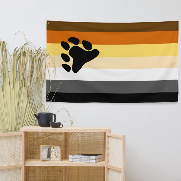 65 MCMLXV LGBT Bear Pride Flag 34.5 x 56 - 65mcmlxv