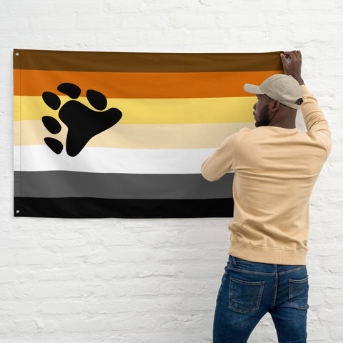 65 MCMLXV LGBT Bear Pride Flag 34.5 x 56 - 65mcmlxv