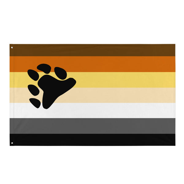65 MCMLXV LGBT Bear Pride Flag 34.5 x 56 - 65mcmlxv