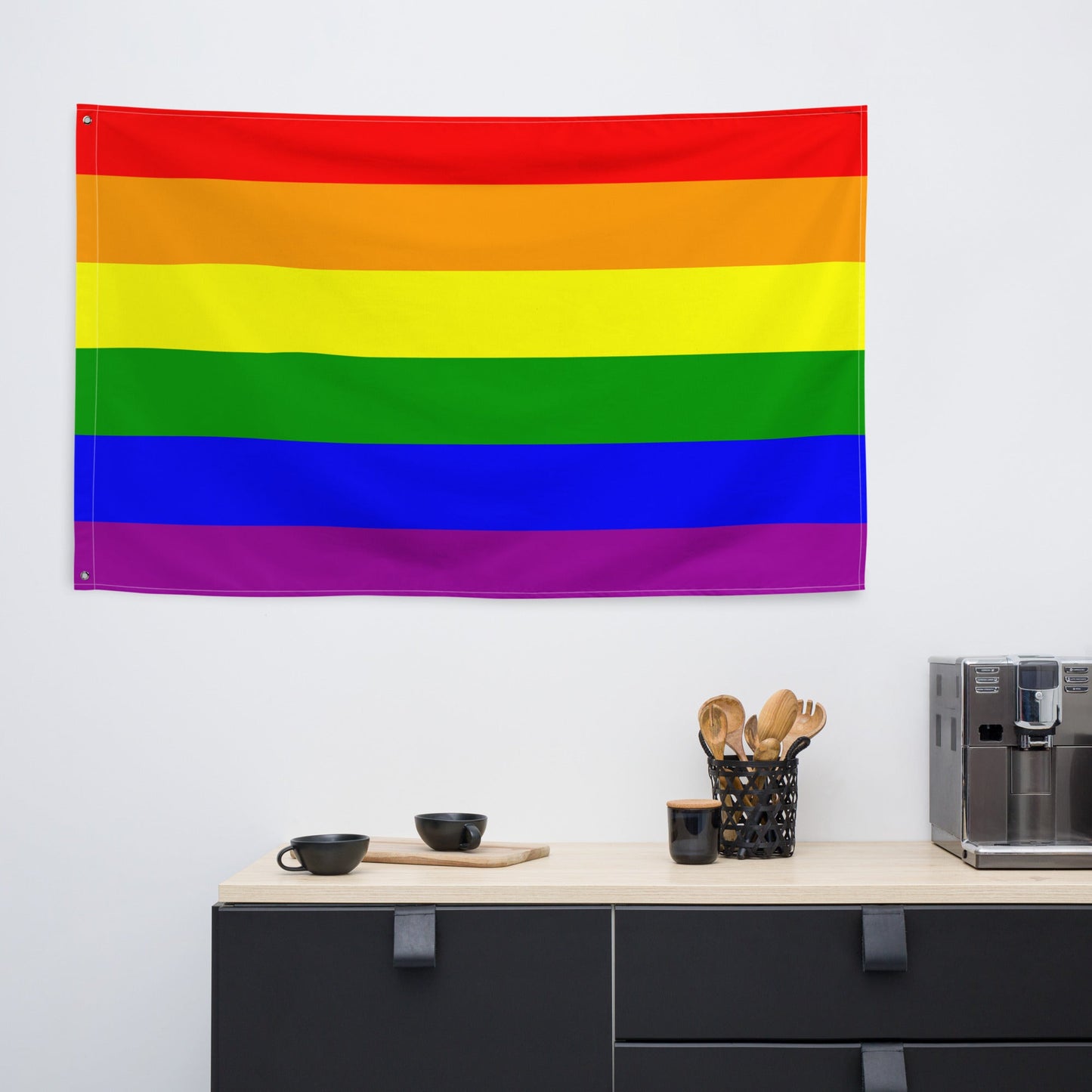 65 MCMLXV LGBT Gay Pride Rainbow Flag 34.5 x 56 - 65mcmlxv