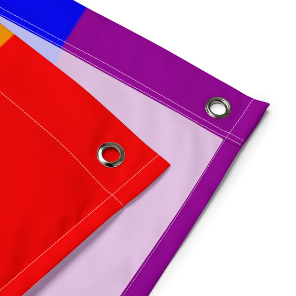 65 MCMLXV LGBT Gay Pride Rainbow Flag 34.5 x 56 - 65mcmlxv