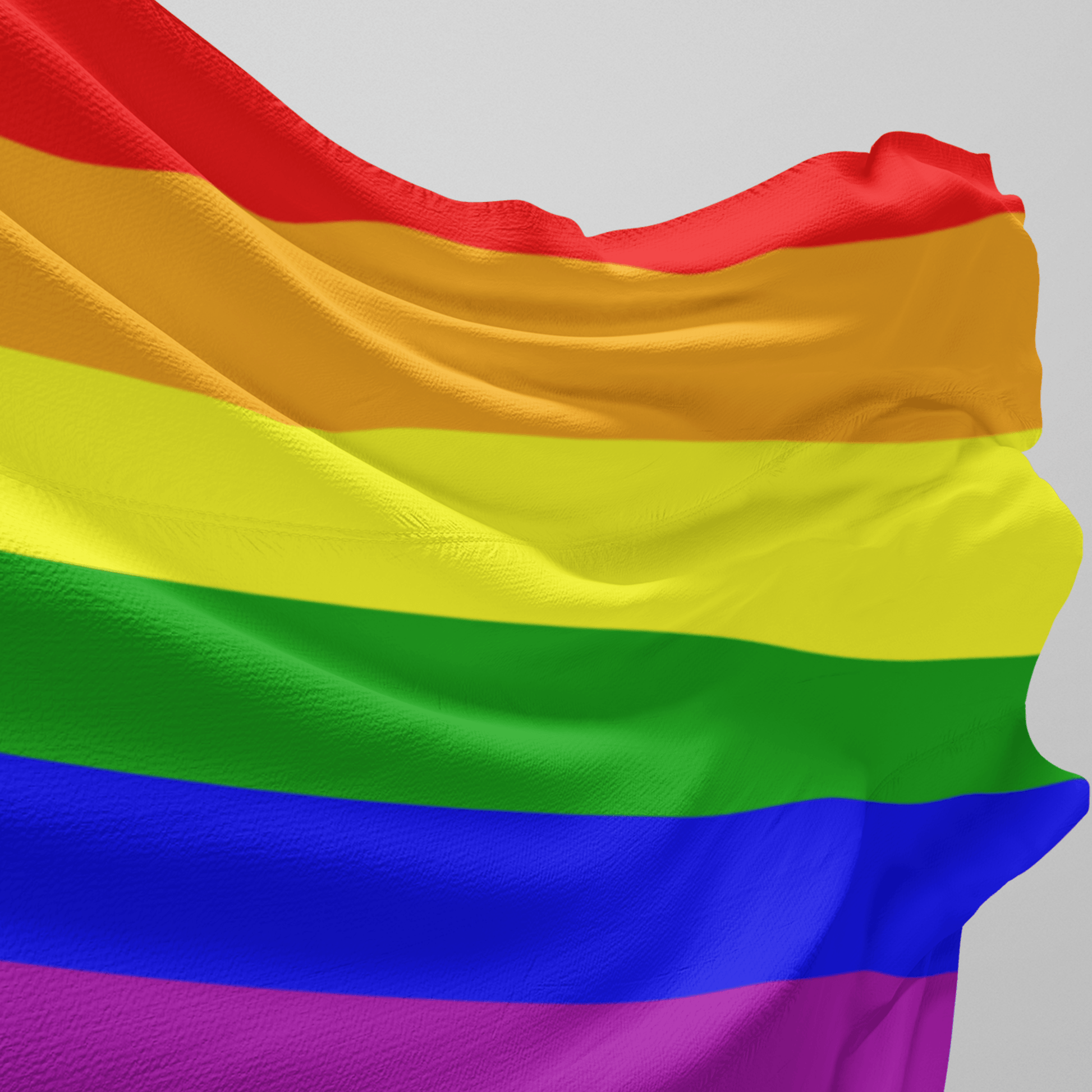 65 MCMLXV LGBT Gay Pride Rainbow Flag 34.5 x 56 - 65mcmlxv