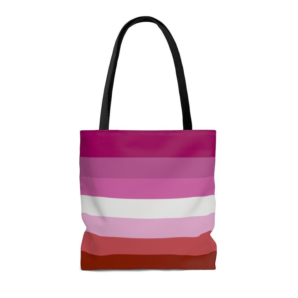 65 MCMLXV LGBT Lesbian Pride Flag Print Tote Bag - 65mcmlxv