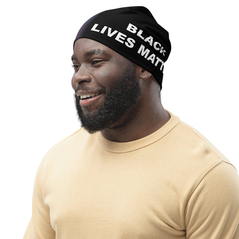 65 MCMLXV LGBT Pride Black Lives Matter Print Beanie Skullcap - 65mcmlxv
