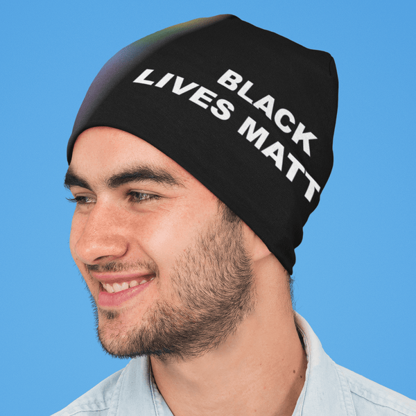 65 MCMLXV LGBT Pride Black Lives Matter Print Beanie Skullcap - 65mcmlxv