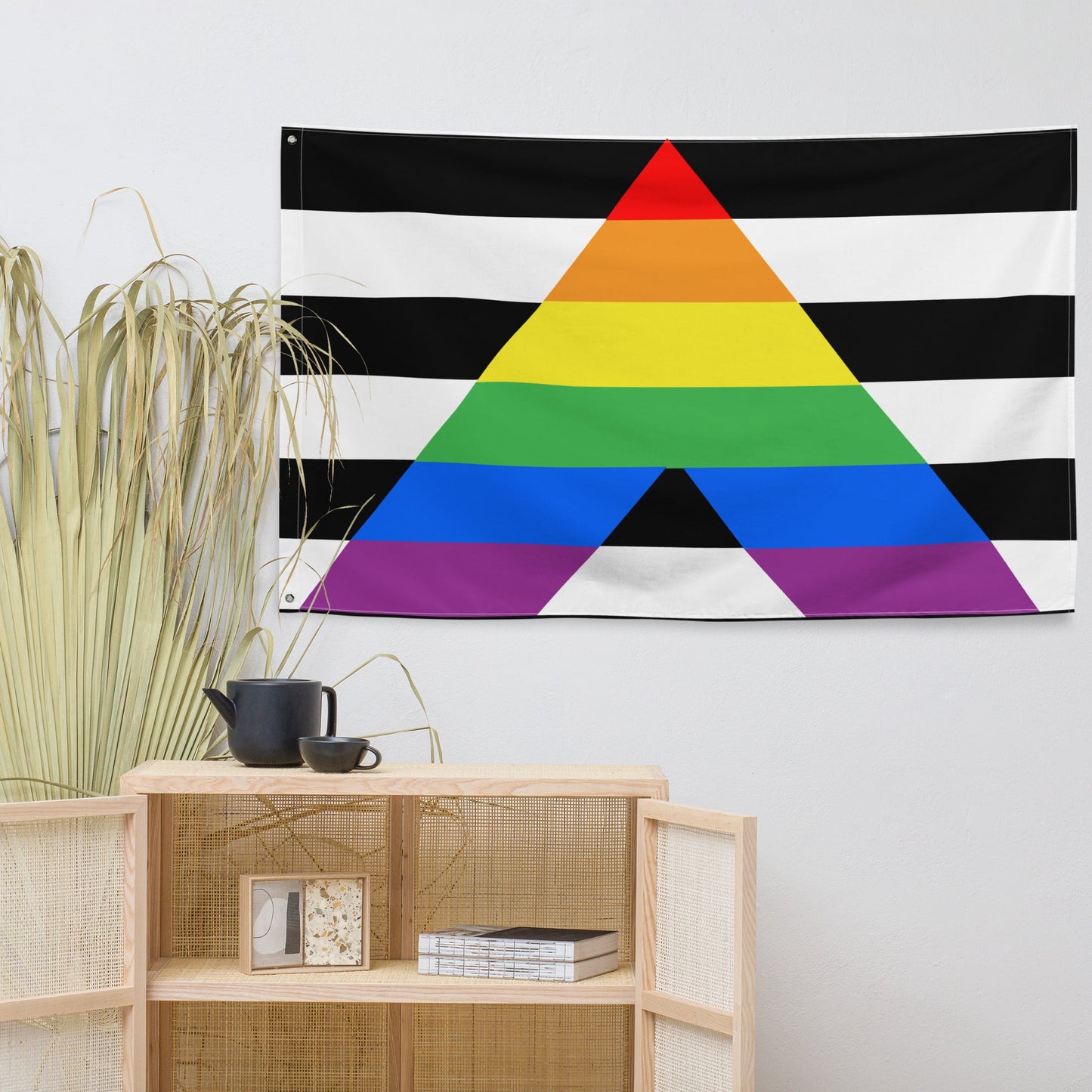 65 MCMLXV LGBT Straight Ally Flag 34.5 x 56 Wall Hanging - 65mcmlxv