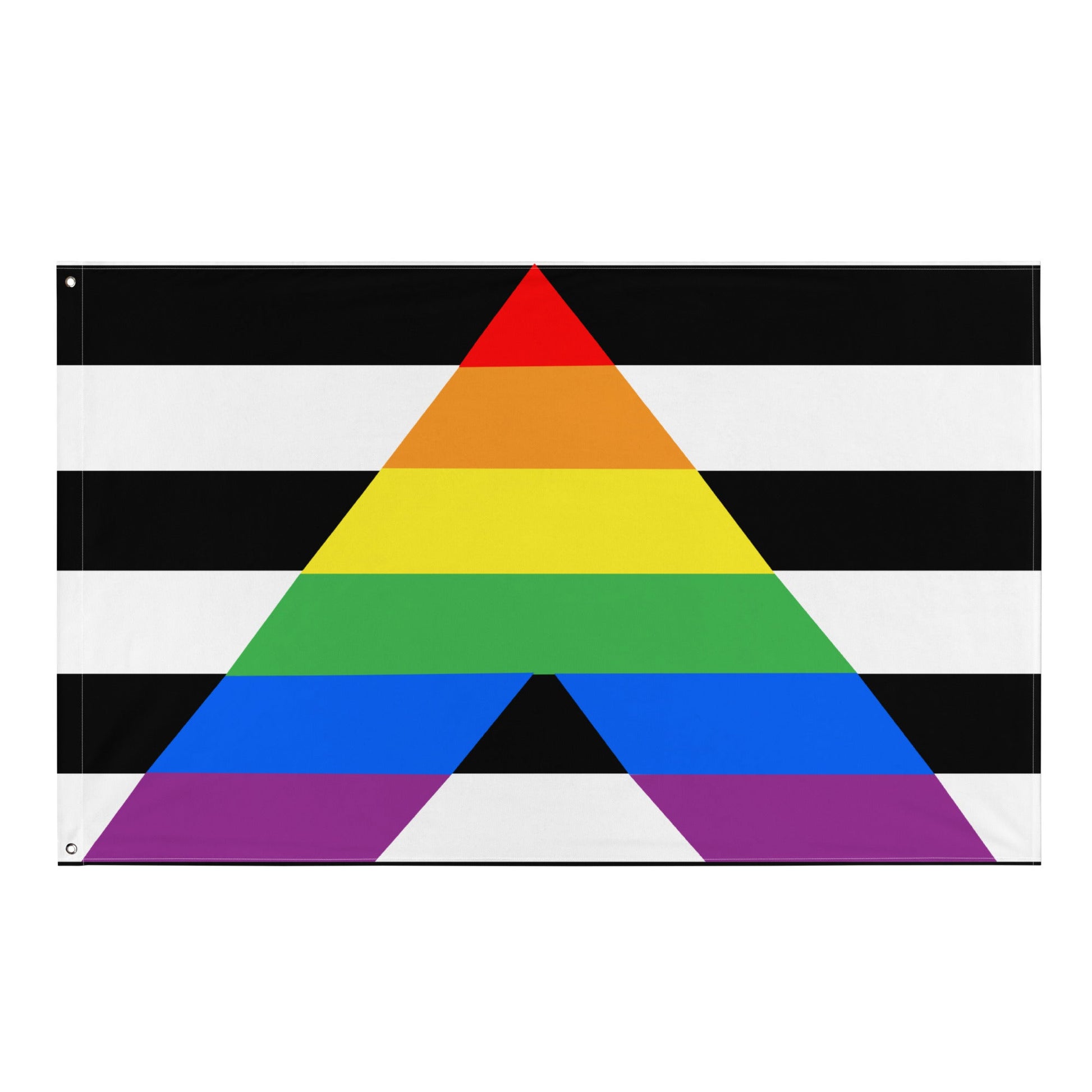 65 MCMLXV LGBT Straight Ally Flag 34.5 x 56 Wall Hanging - 65mcmlxv