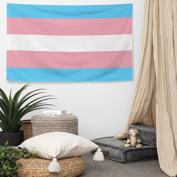 65 MCMLXV LGBT Transgender Pride Flag 5x3 feet - 65mcmlxv