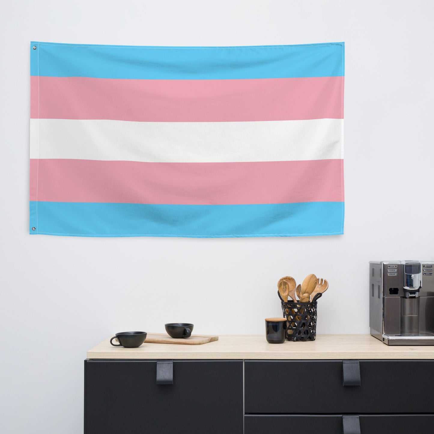 65 MCMLXV LGBT Transgender Pride Flag 5x3 feet - 65mcmlxv