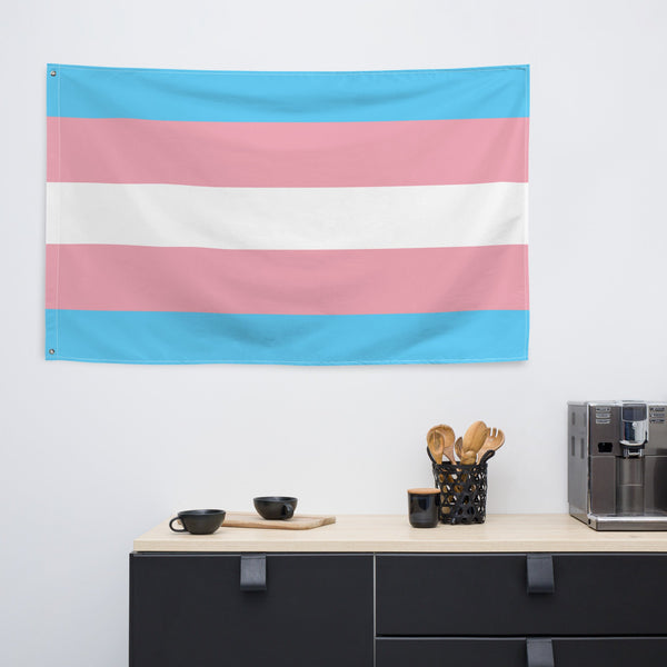 65 MCMLXV LGBT Transgender Pride Flag 5x3 feet - 65mcmlxv