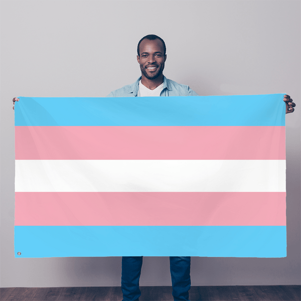 65 MCMLXV LGBT Transgender Pride Flag 5x3 feet - 65mcmlxv