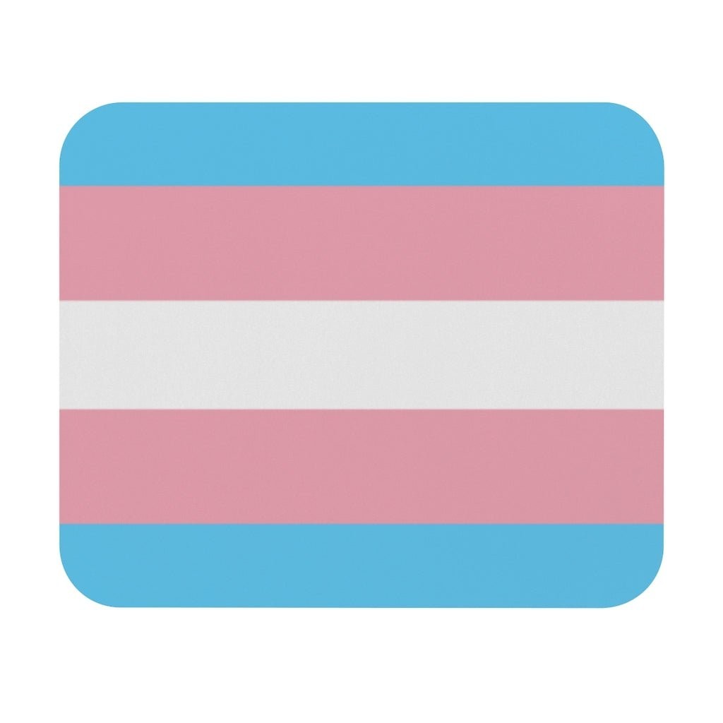 65 MCMLXV LGBT Transgender Pride Flag Print Mouse Pad (Rectangle) - 65mcmlxv