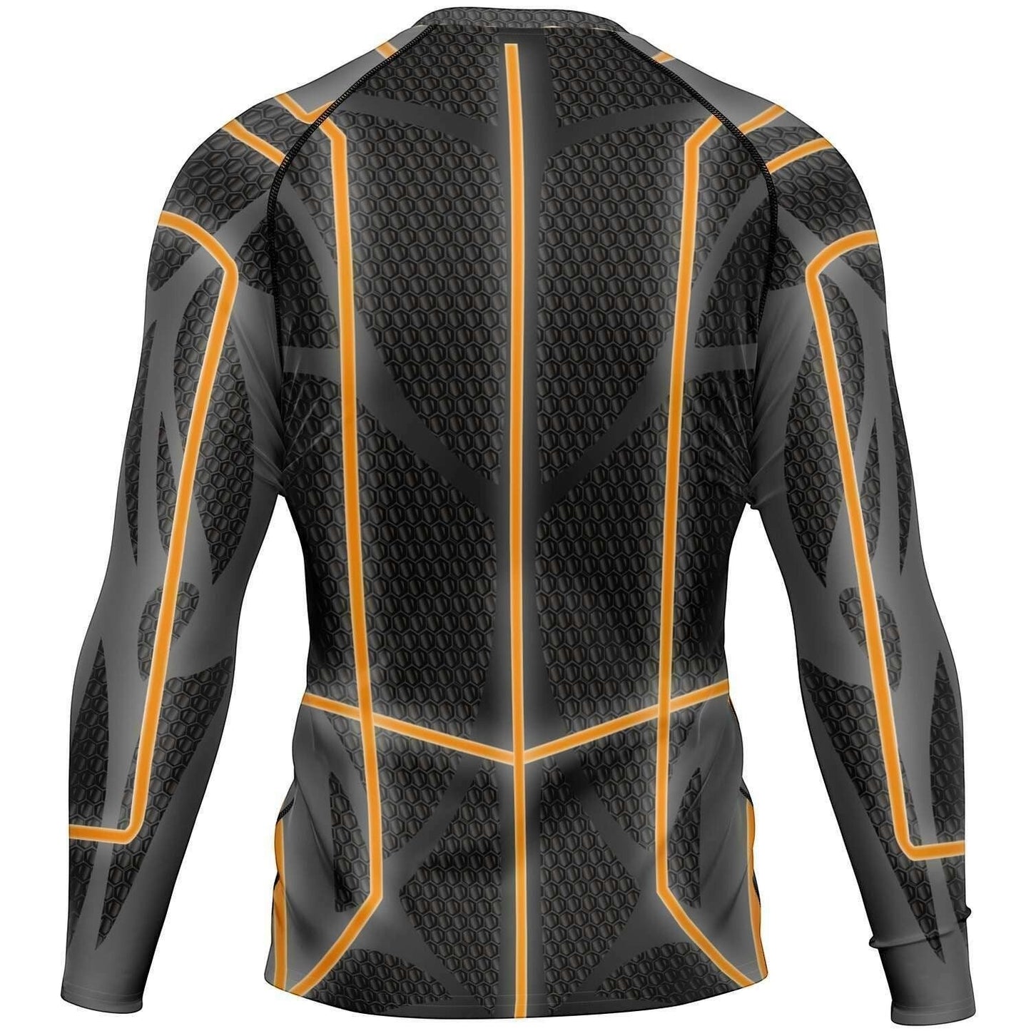 65 MCMLXV Men's ABBA Inspired Orange Avatar Rashguard Top - 65mcmlxv