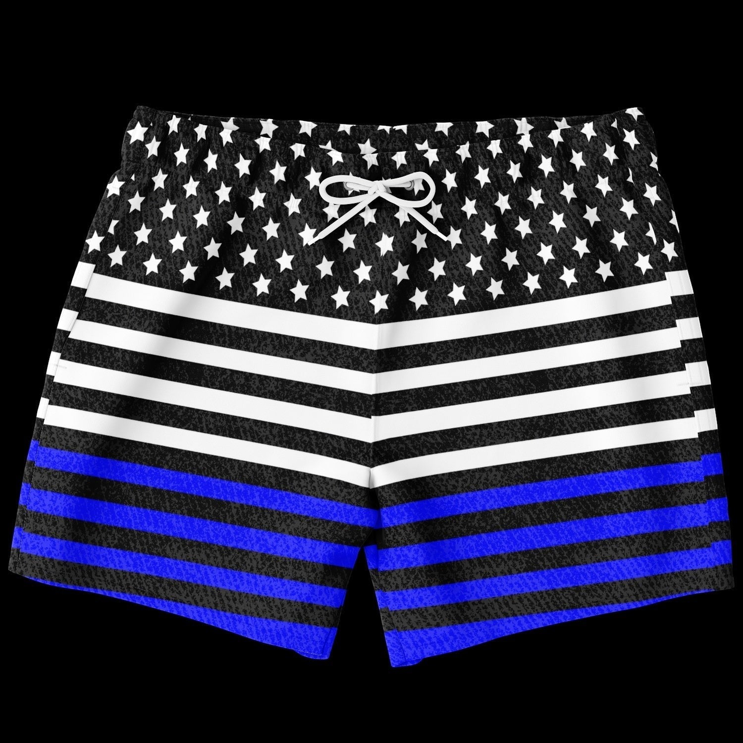 65 MCMLXV Men's Americana USA Flag Print Swim Trunk - 65mcmlxv