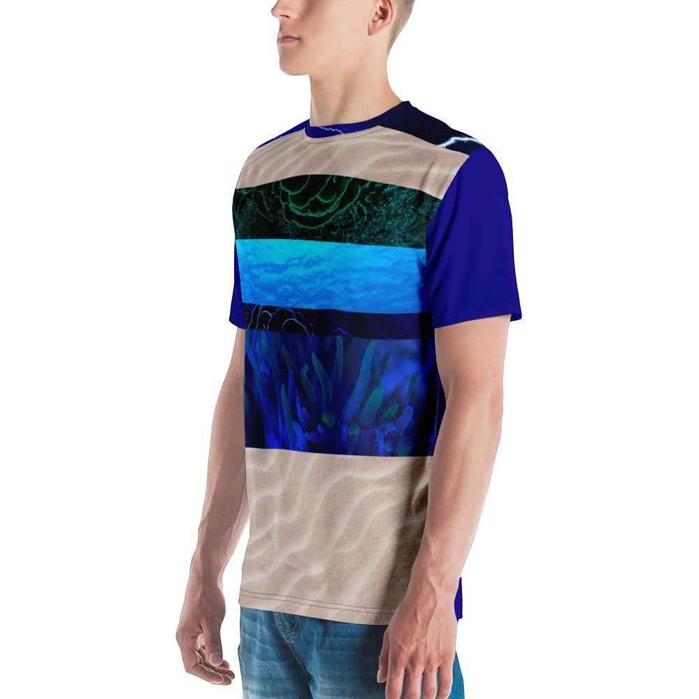 65 MCMLXV Men's Earth, Air & Sea Print T-Shirt