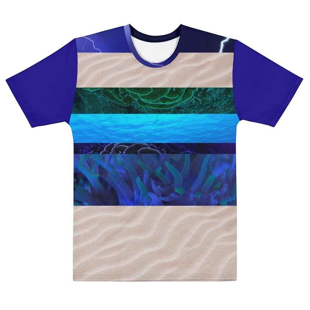 65 MCMLXV Men's Earth, Air & Sea Print T-Shirt