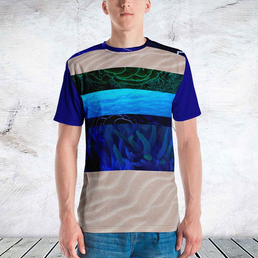 65 MCMLXV Men's Earth, Air & Sea Print T-Shirt