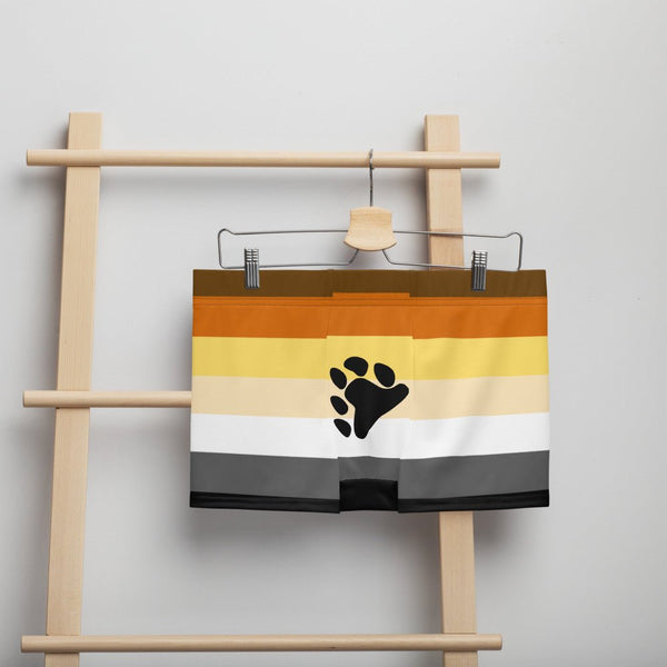 65 MCMLXV Mens LGBT Bear Pride Flag Boxer Briefs Underwear - 65mcmlxv