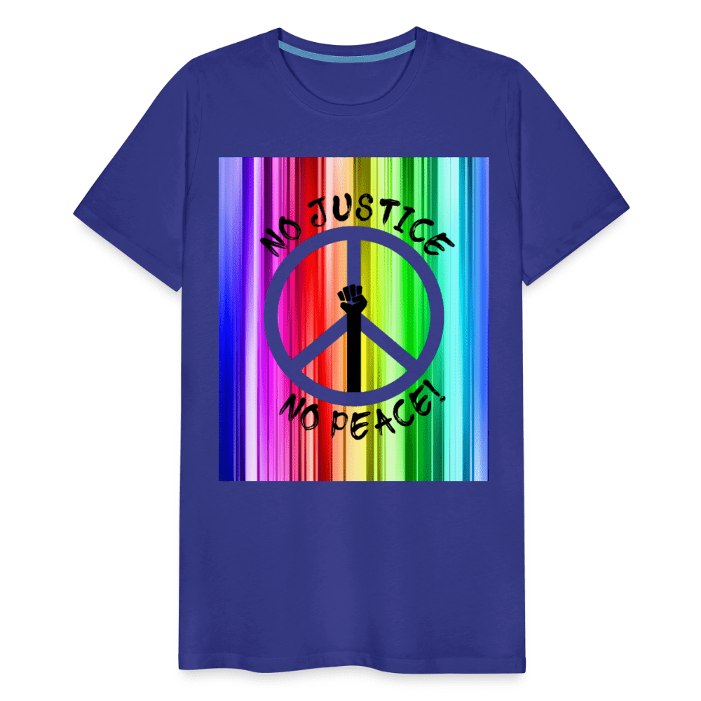 65 MCMLXV Men's No Justice No Peace Premium Graphic T-Shirt - 65mcmlxv