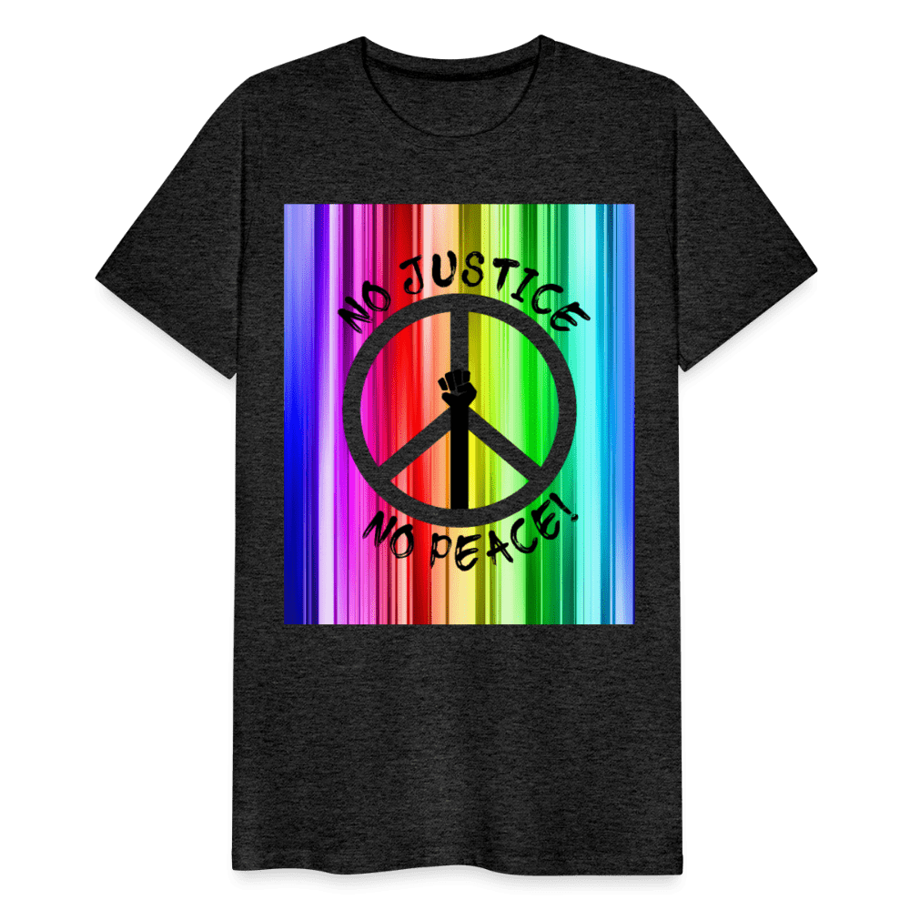 65 MCMLXV Men's No Justice No Peace Premium Graphic T-Shirt - 65mcmlxv