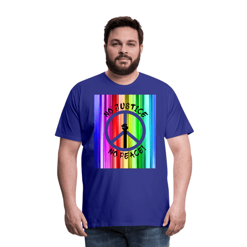 65 MCMLXV Men's No Justice No Peace Premium Graphic T-Shirt - 65mcmlxv