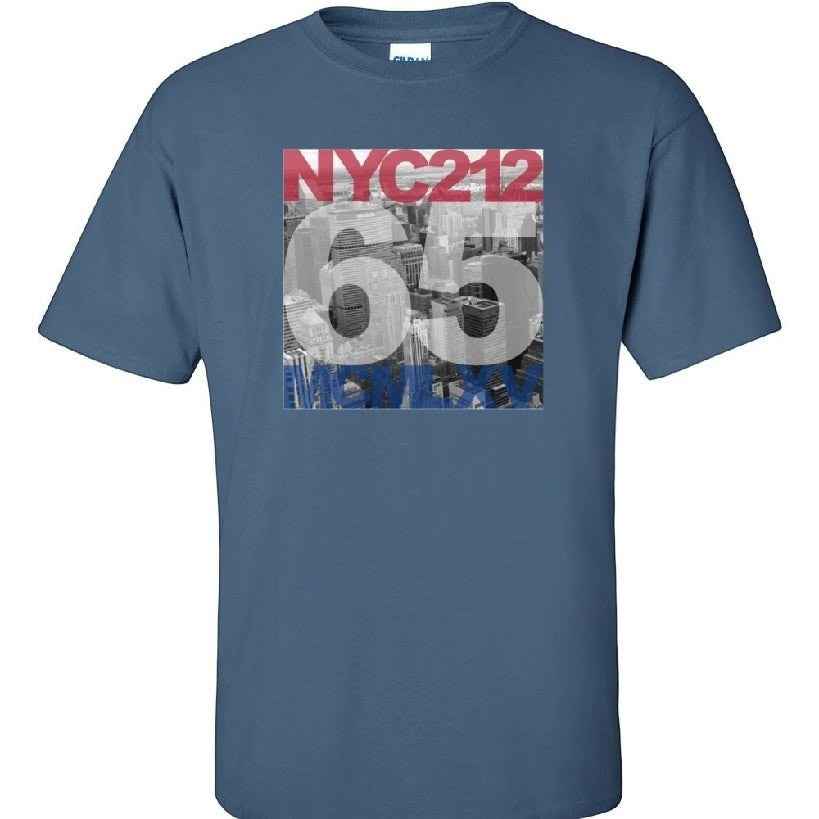 65 MCMLXV Men's NYC 212 Skyline Graphic T-Shirt