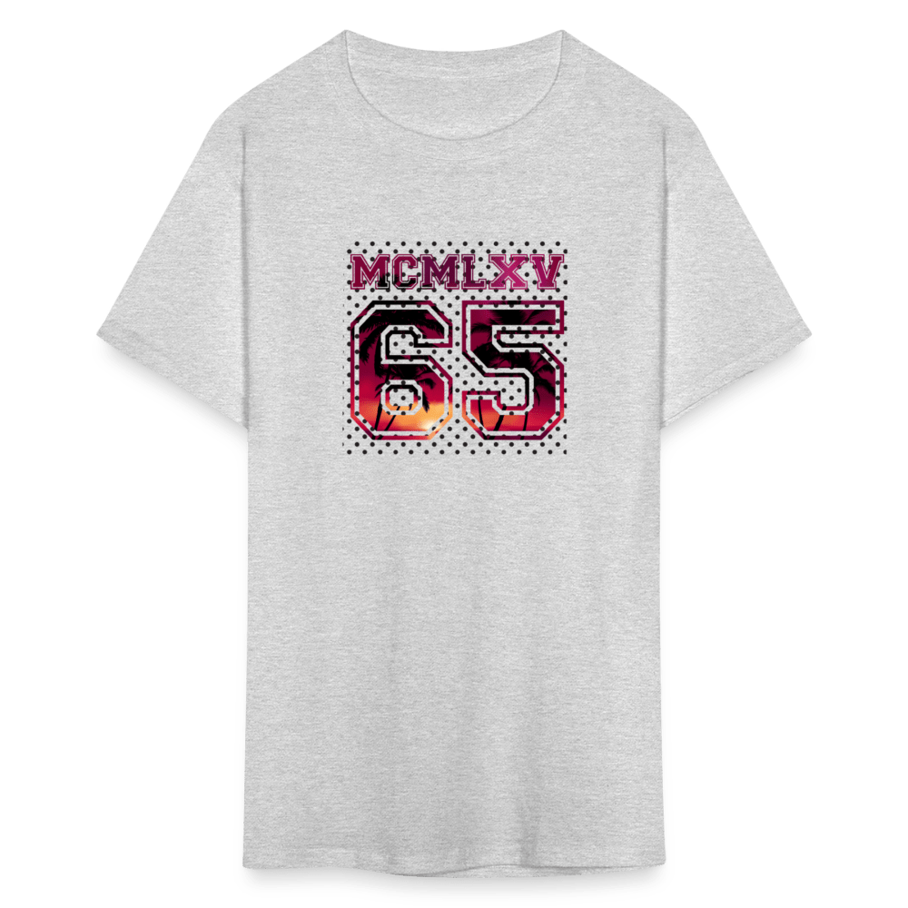 65 MCMLXV Men's Surf Sunset Varsity Logo Graphic T-Shirt - 65mcmlxv