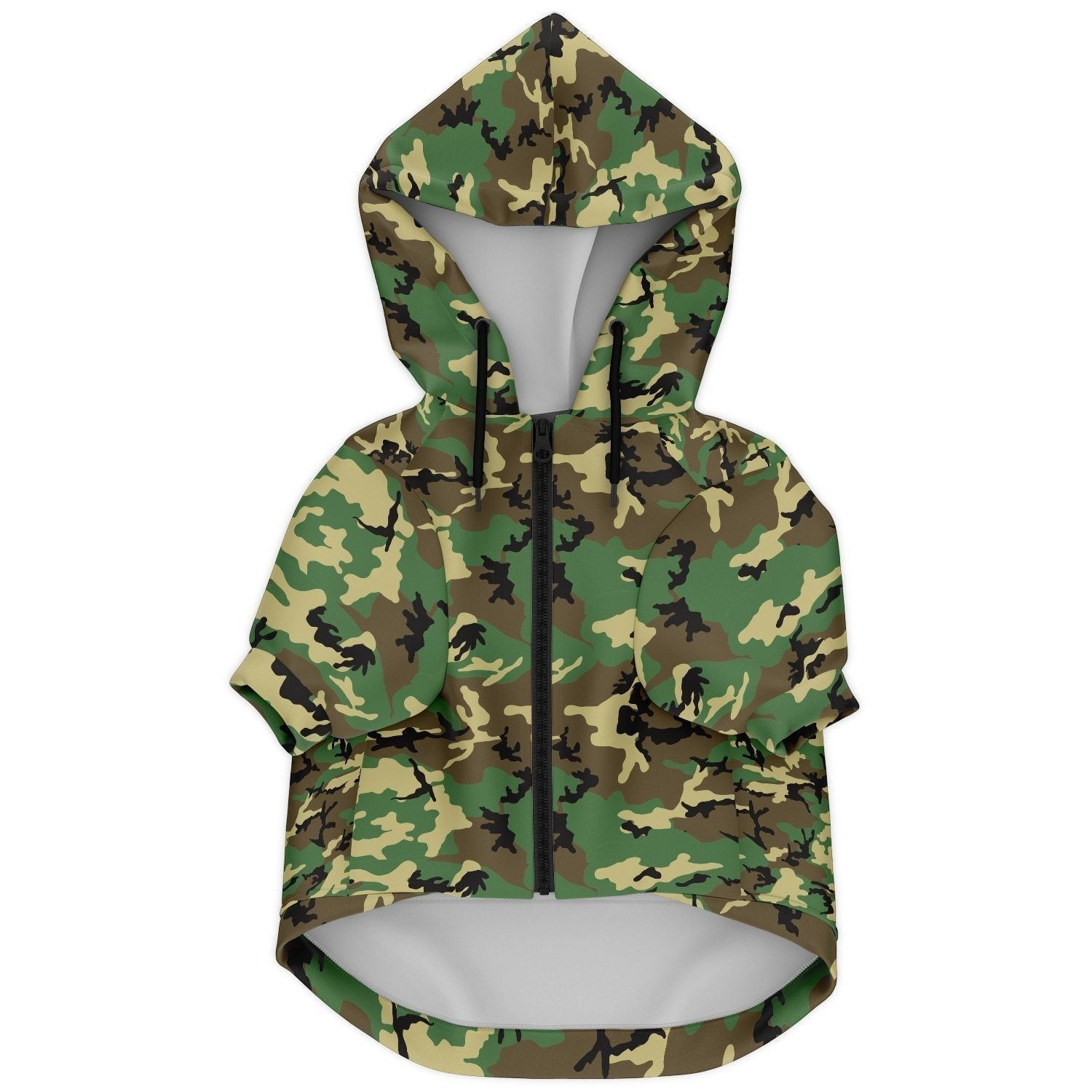 65 MCMLXV Military Camouflage Dog Zip Hoodie - 65mcmlxv