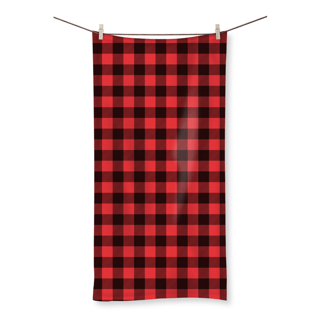 65 MCMLXV Red Buffalo Plaid Print Towel Available In 4 Sizes - 65mcmlxv