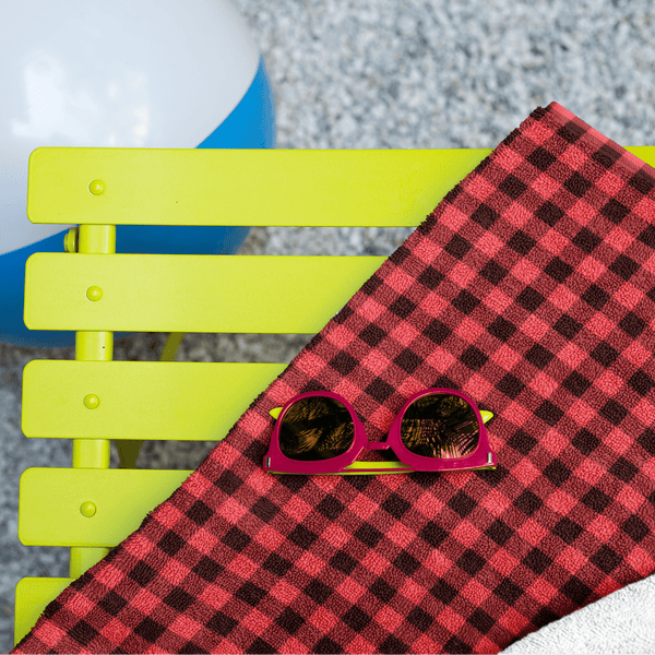 65 MCMLXV Red Buffalo Plaid Print Towel Available In 4 Sizes - 65mcmlxv